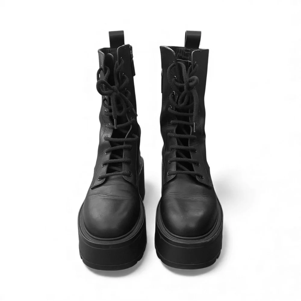 Valentino Garavani VLOGO AR2 Platform Boots Women's Size 40 (US 10)